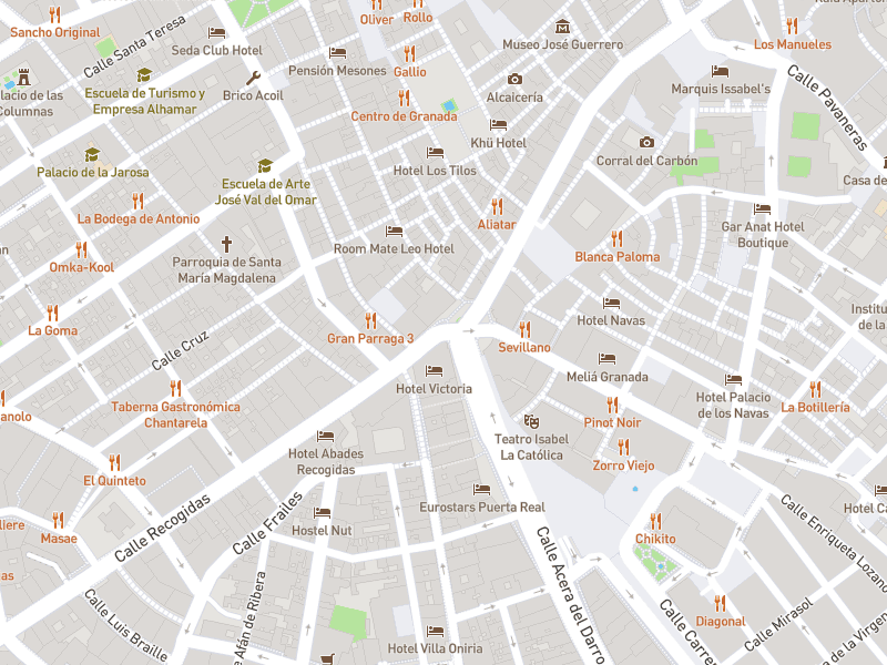 Map of the area around our office